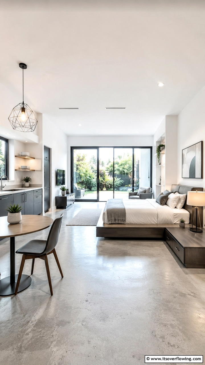 Modern Minimalist Guest House - 30 Guest House Ideas- Inviting Retreats & Functional Spaces