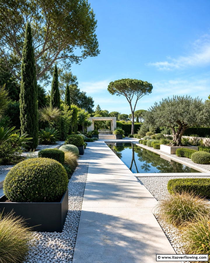 Modern Minimalist Italian Garden - 30 Italian Garden Design Ideas for Timeless Elegance