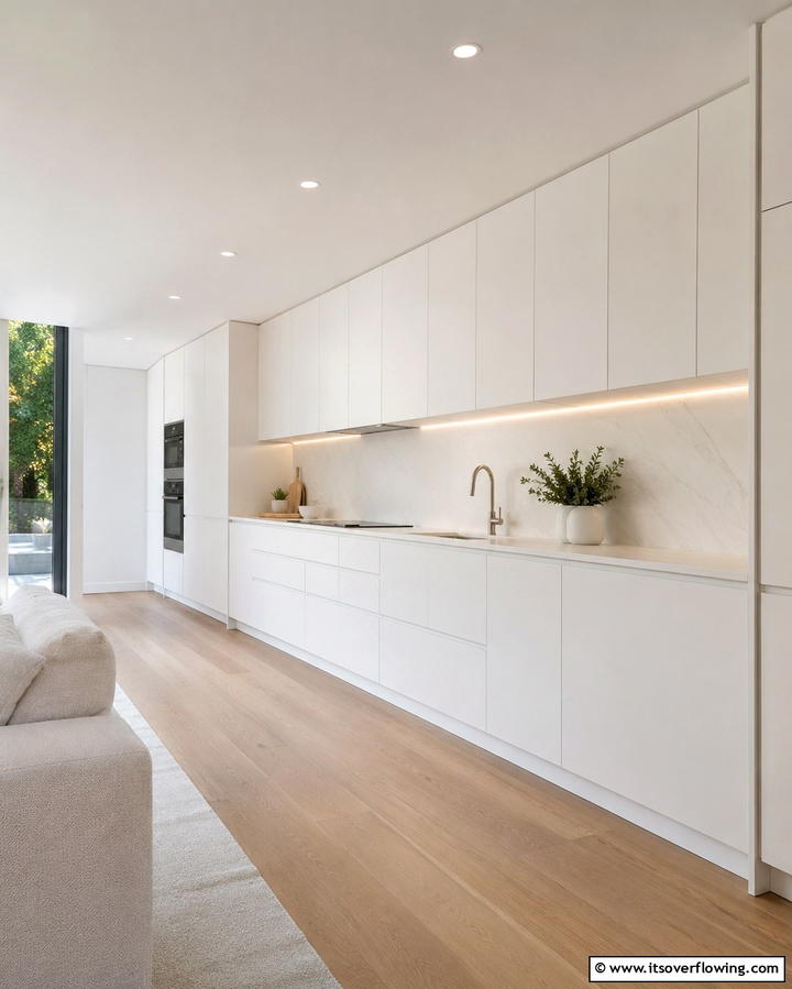 Modern Minimalist Kitchens - 25 Townhouse Interior Design Ideas for Modern Living