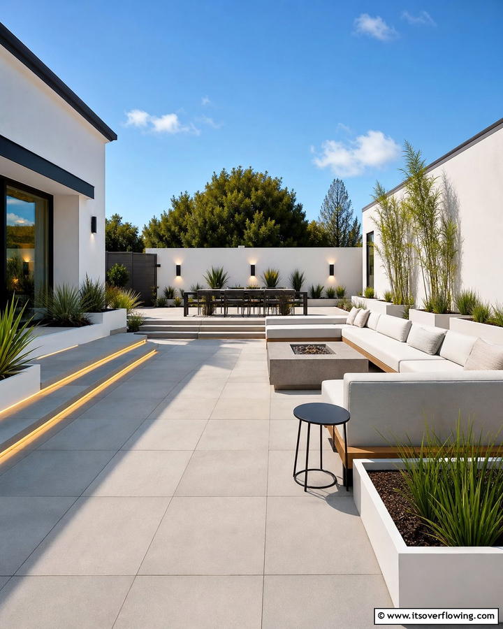 Modern Minimalist Patio Deck - 21 Patio Deck Designs to Elevate Your Outdoor Living Space