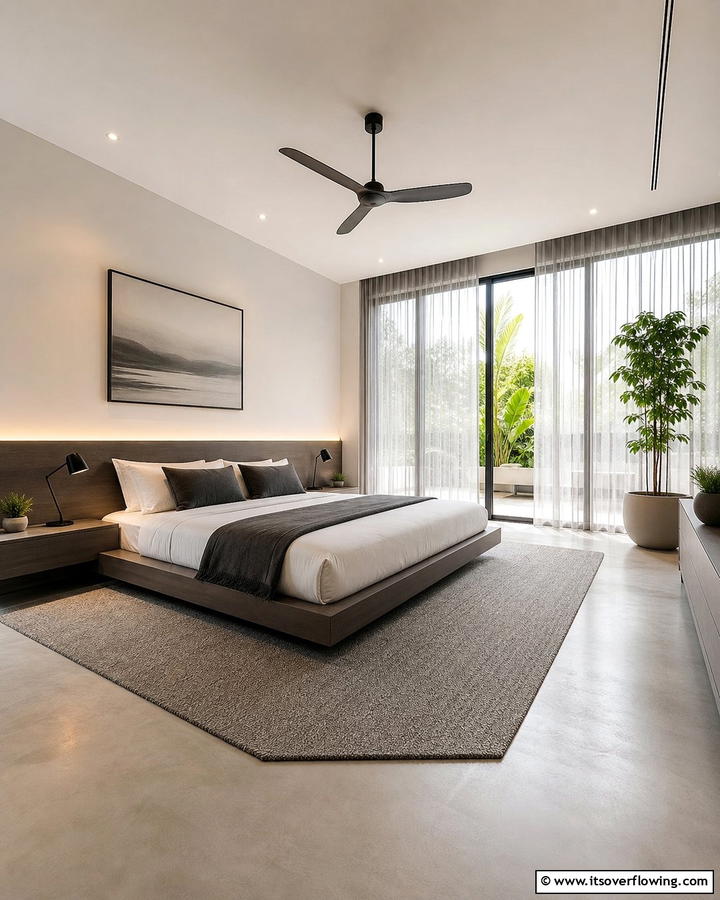 Modern Minimalist Retreat - 21 Modern Bedroom Interior Design Ideas for Elegant Spaces
