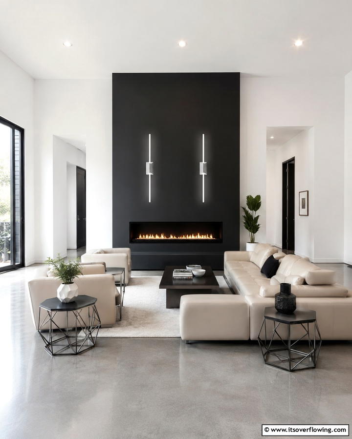 Modern Minimalist Sconces for Sleek Aesthetics - 25 Fireplace Sconces Ideas for a Warm Ambiance