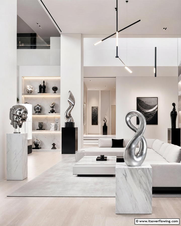 Modern Minimalist Sculptures - 30 Hypebeast Room Decor Ideas for Urban Aesthetics