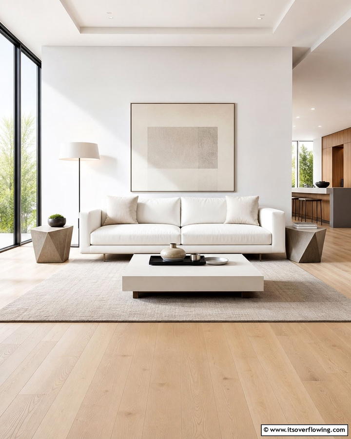 Modern Minimalist Sofa - 21 Living Room Couch Ideas for Comfortable Entertaining