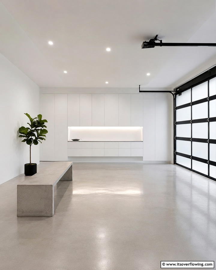 Modern Minimalist Space - 30 Garage Makeover Ideas to Transform Your Space
