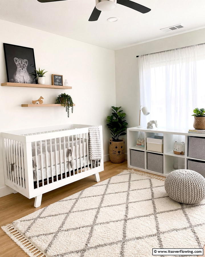 Modern Minimalist Space - 21 Baby Room Ideas for Safe and Stimulating Nurseries