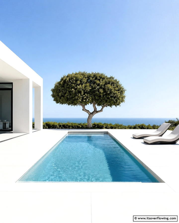 Modern Minimalist Spool Pool - 25 Spool Pool Ideas for Compact Backyard Spaces