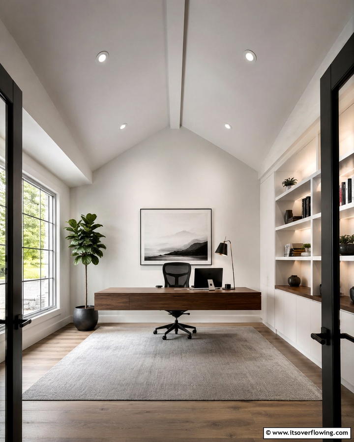 Modern Minimalist Vaulted Ceiling - 30 Grand Cathedral Ceiling Ideas to Elevate Your Home’s Architecture
