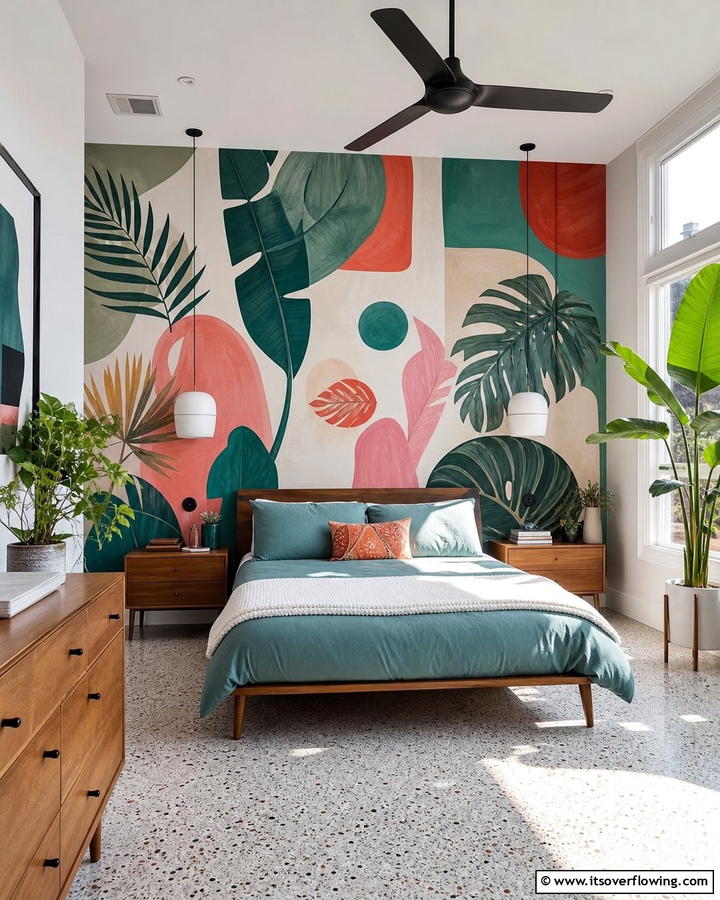 Modern Mural Magic - 21 Bedroom Wall Decor Ideas to Elevate Your Personal Sanctuary