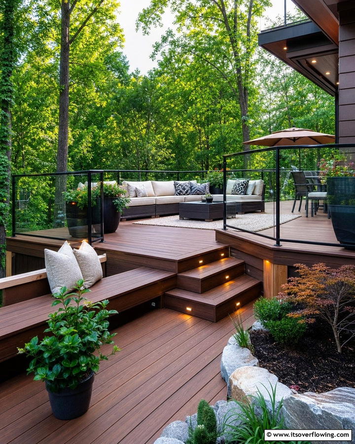 Modern Raised Decking - 21 Hardscape Ideas to Revamp Your Outdoor Spaces