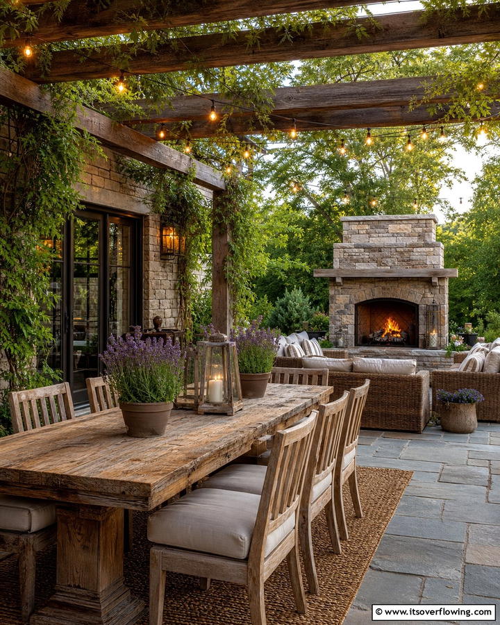 Modern Rustic Outdoor Patio - 30 Inspiring Home Decor Ideas to Refresh Your Living Space