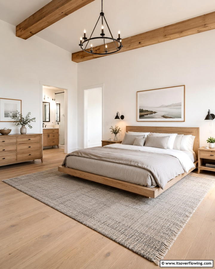 Modern Rustic Simplicity - 30 Charming Cottage Bedroom Decor Ideas for a Rustic Retreat