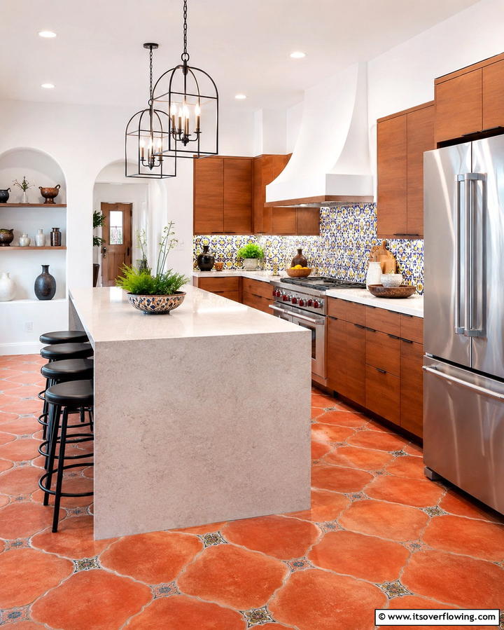 Modern Spanish Fusion - 30 Spanish Style Kitchen Ideas for Old-World Elegance