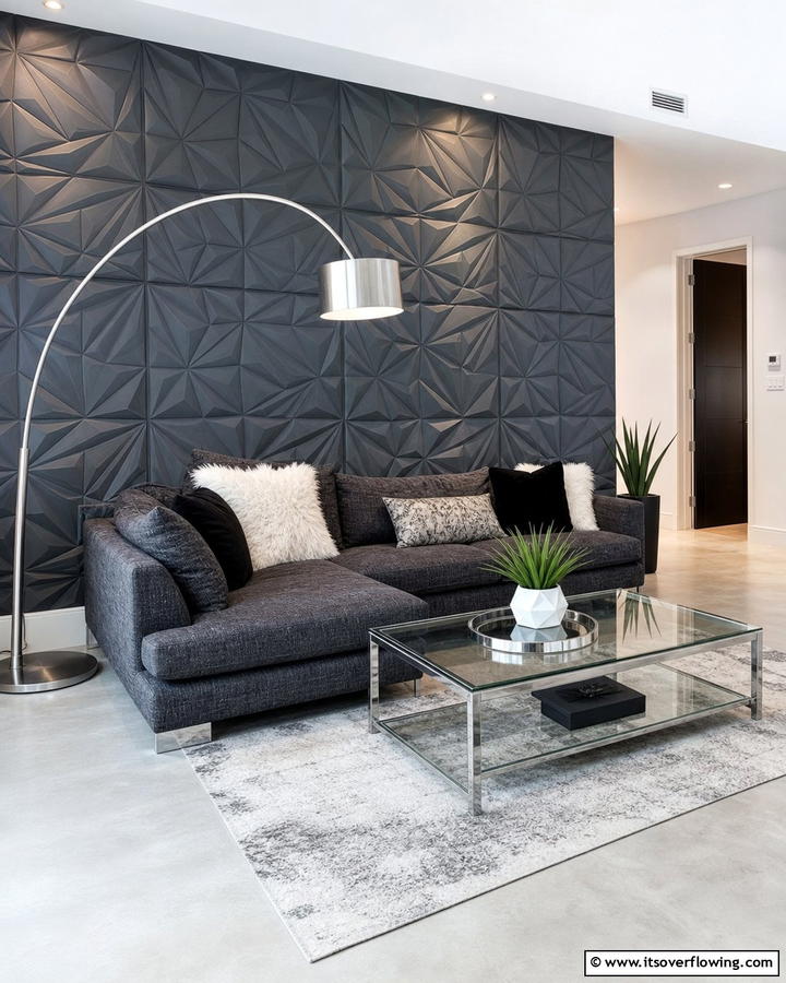 Modern Textured Wall Panels - 30 Wall Covering Ideas to Transform Your Interior Design