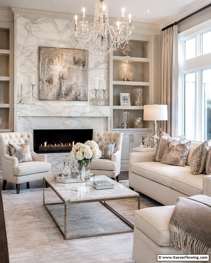 Modern Transitional Vibe - 30 Awkward Living Room Layout Solutions for Cohesive Design