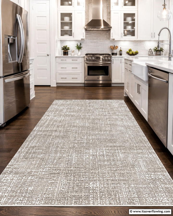 Modern Tribal Rug - 30 Kitchen Rug Ideas- Stylish and Durable Floor Solutions