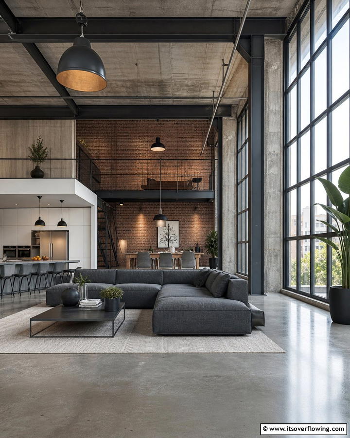 Modern Warehouse Chic - 21 Industrial Interior Design Ideas for Urban Chic Spaces