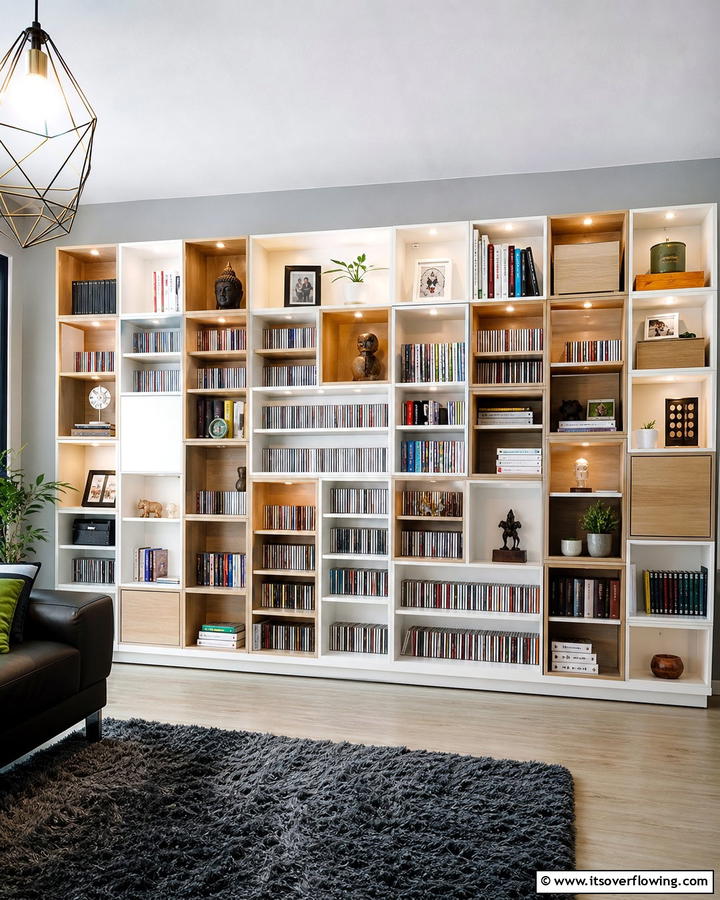 Modular CD Storage Units - 20 Creative CD Storage Ideas for Modern Homes