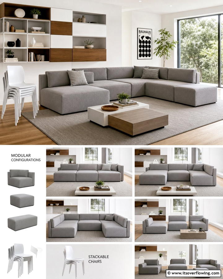 Modular Design Elements - 25 Bauhaus Interior Design Ideas for a Minimalist Look