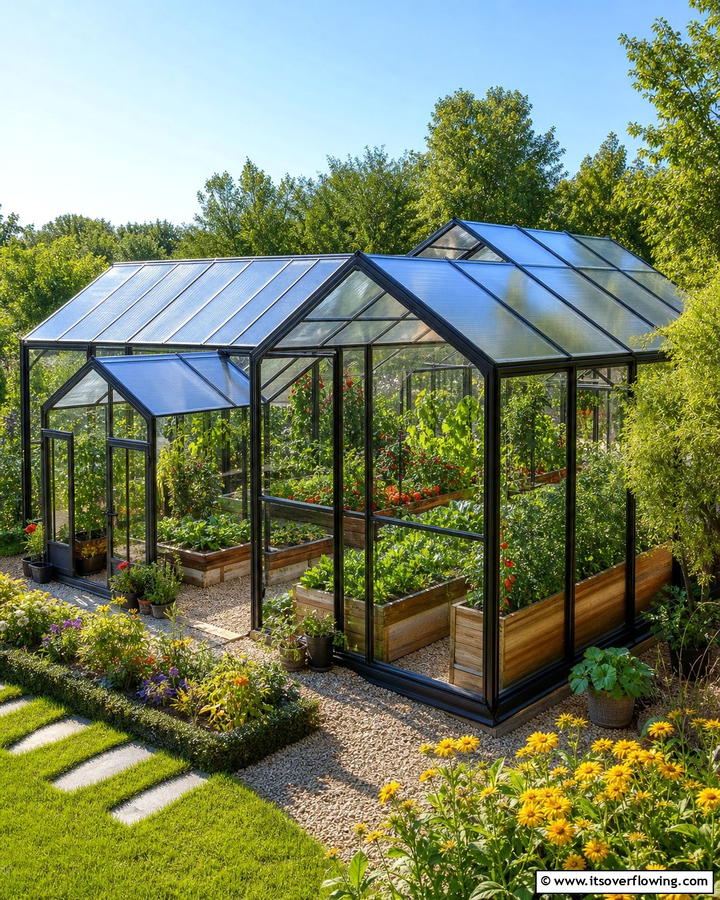Modular Design Greenhouse - 21 Greenhouse Ideas to Nurture Plants Year-Round
