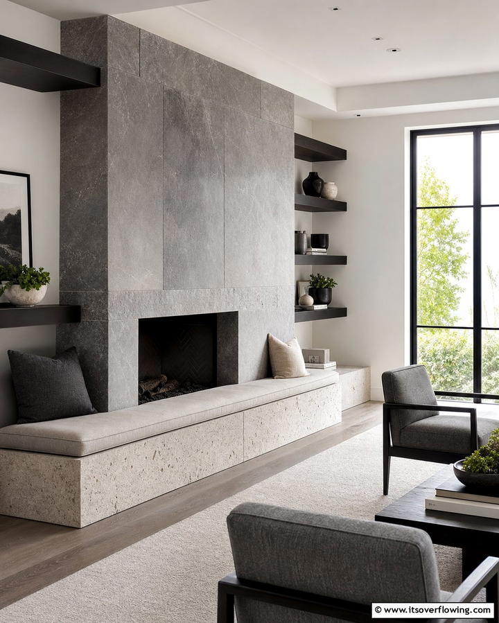 Modular Fireplace Bench - 25 Fireplace Bench Ideas for Functional and Stylish Seating
