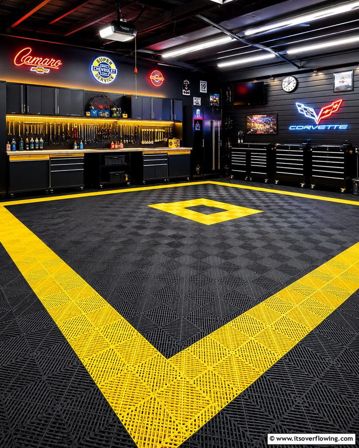 Modular Flooring Systems - 25 Garage Flooring Ideas for Durability and Style