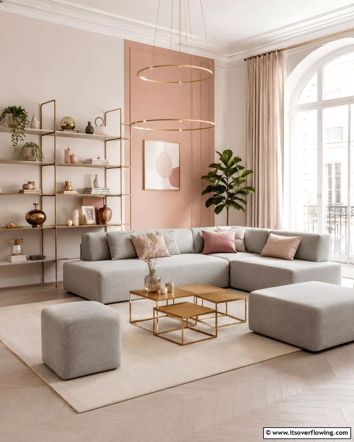 Modular Furniture Arrangement - 25 Living Room Layout Ideas for Maximum Comfort
