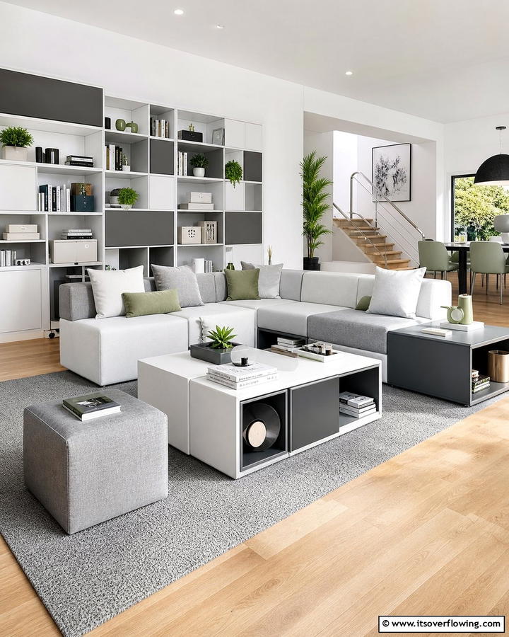 Modular Furniture Pieces - 30 Hypebeast Room Decor Ideas for Urban Aesthetics