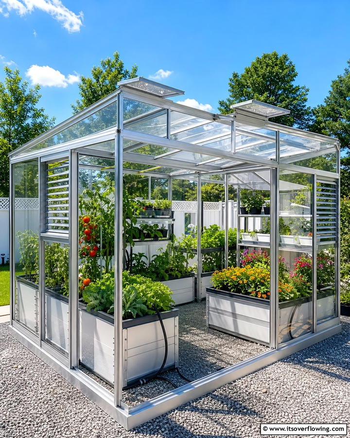 Modular Greenhouse Units - 20 Innovative Corner Greenhouse Ideas for Gardeners