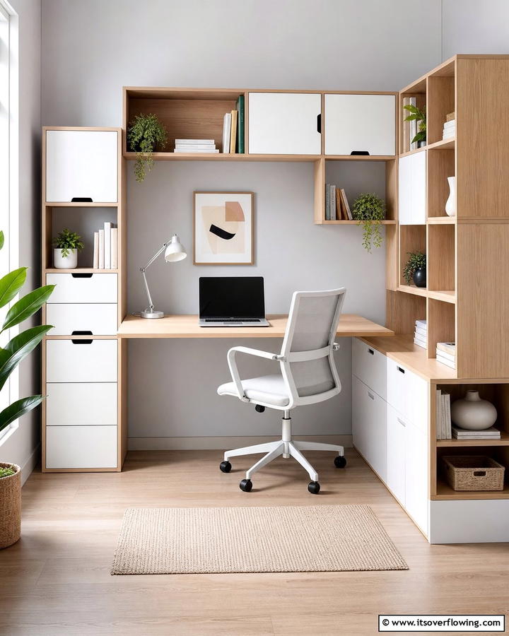 Modular Home Office Design - 21 Small Home Office Ideas for Productive Workspaces
