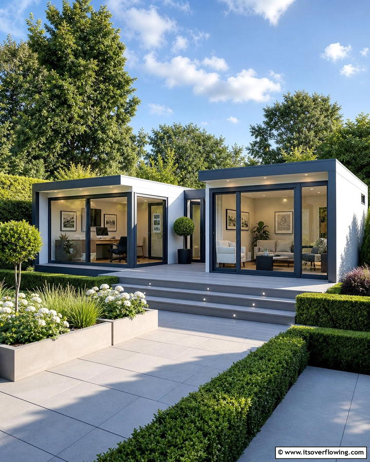 Modular Office Units - 20 Garden Office Ideas for a Productive Outdoor Workspace