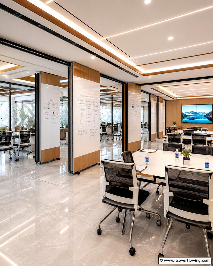 Modular Room Dividers - 25 Conference Room Design Ideas for Inspiration