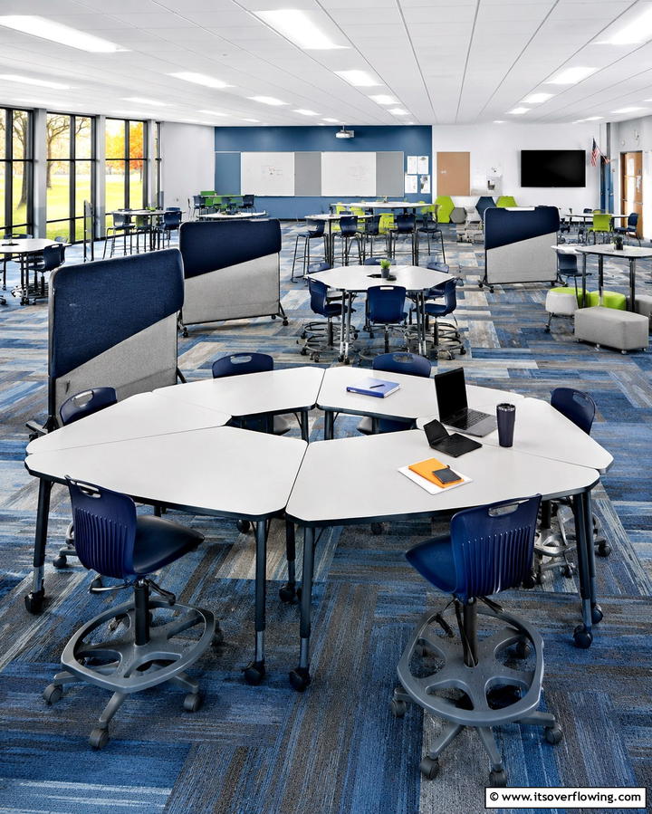 Modular Study Setup - 30 Homeschool Room Ideas- Functional Learning Spaces at Home