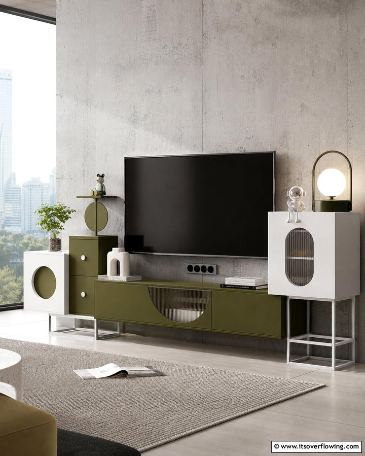 Modular TV Stand - 25 TV Stand Ideas to Complement Your Home Decor