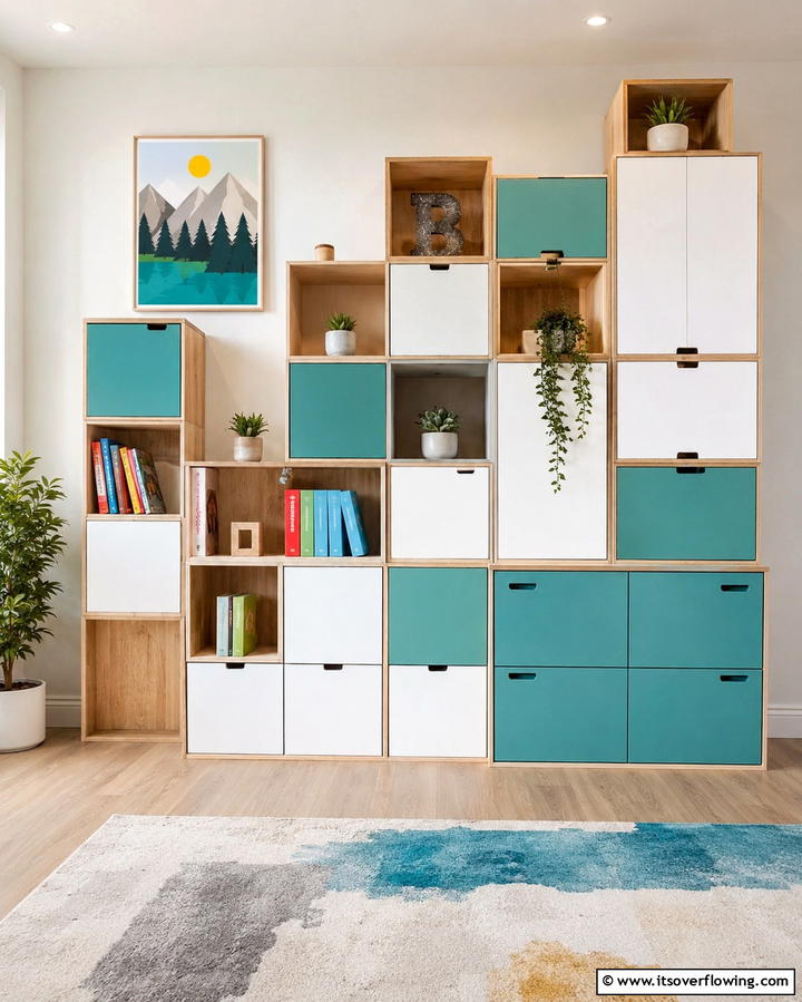 Modular and Customizable Cabinet Units - 30 Smart Cabinet Storage Ideas to Declutter and Organize Your Home