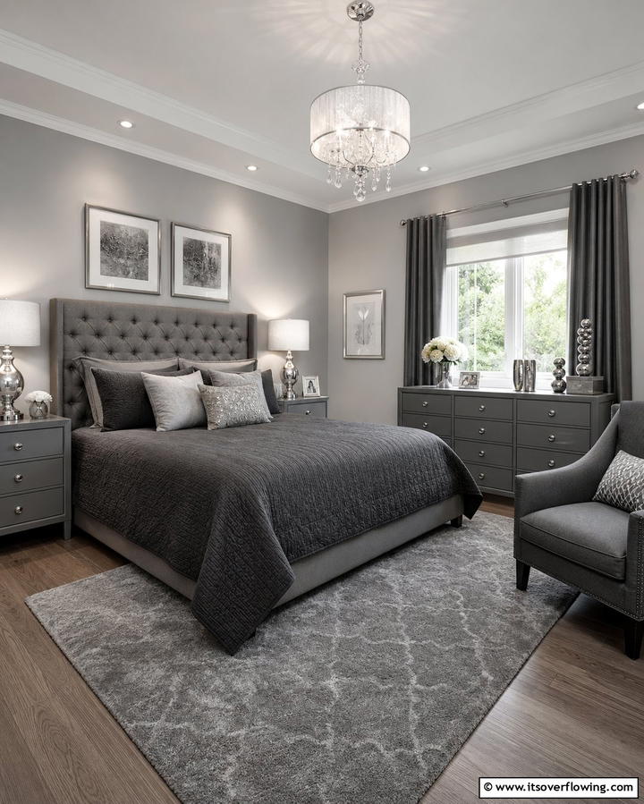 Monochromatic Color Schemes - 25 Glam Bedroom Ideas for a Luxurious Retreat
