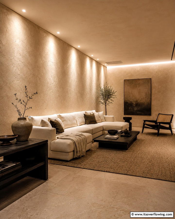 Monochromatic Limewash Look - 25 Limewash Bedroom Ideas for a Serene Retreat
