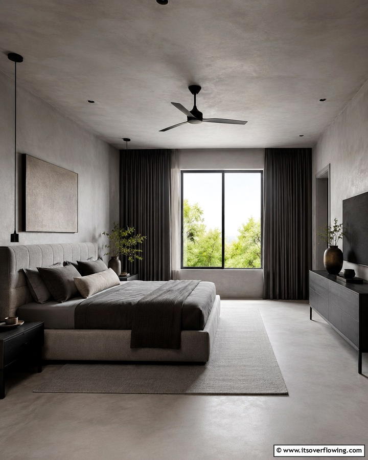 Monochromatic Limewash Scheme - 25 Limewash Bedroom Ideas for a Serene Retreat