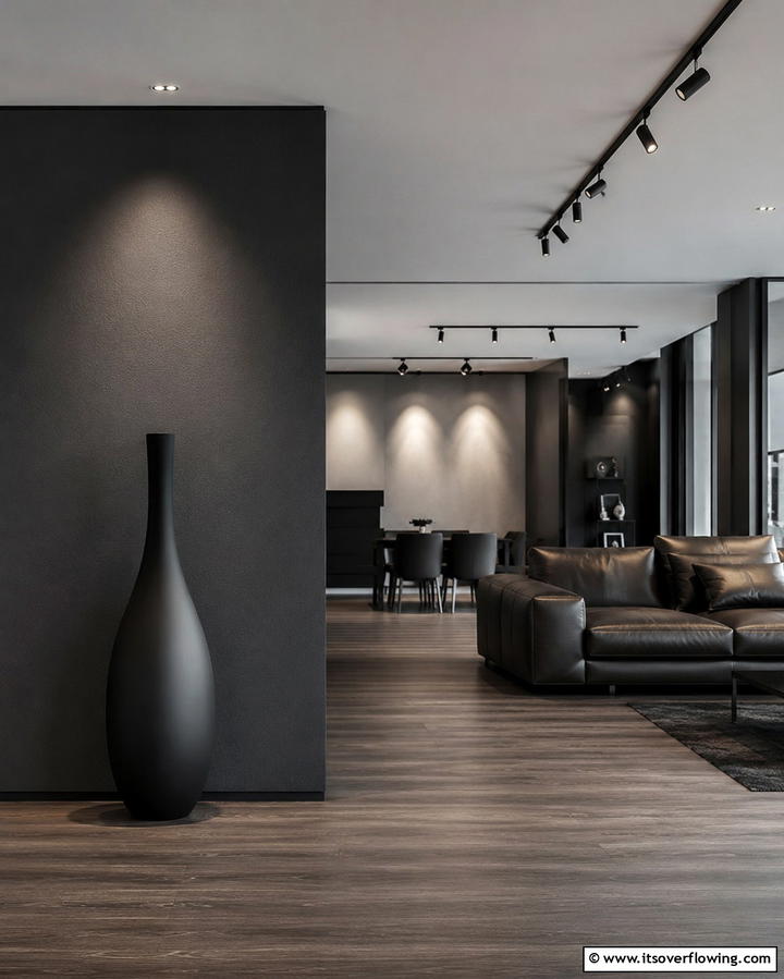 Monochromatic Vases for Modern Interiors - 25 Large Floor Vase Decoration Ideas for Stunning Interiors