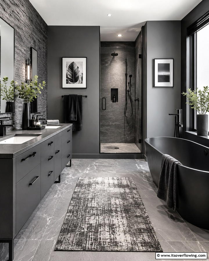 Monochrome Color Schemes - 25 Scandinavian Bathroom Ideas for a Minimalist and Cozy Space