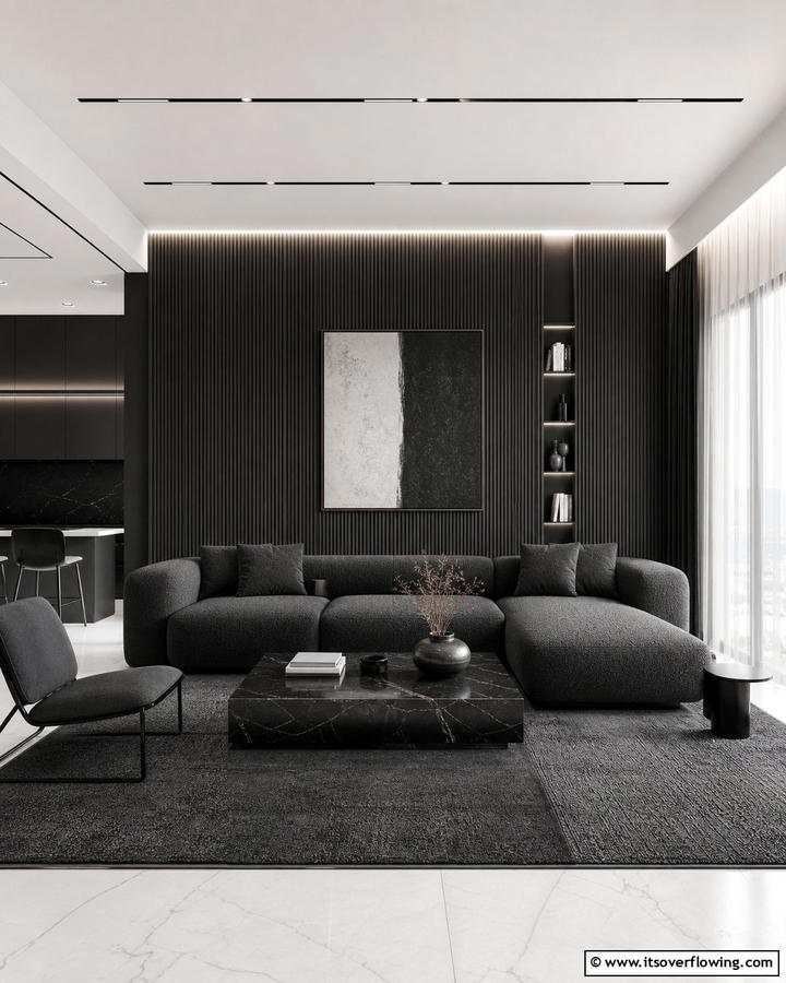Monochrome Elegance - 21 Apartment Decorating Ideas for Stylish Small Spaces