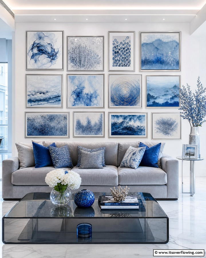 Monochrome Magic Arrangement - 21 Gallery Wall Ideas to Display Art and Memories