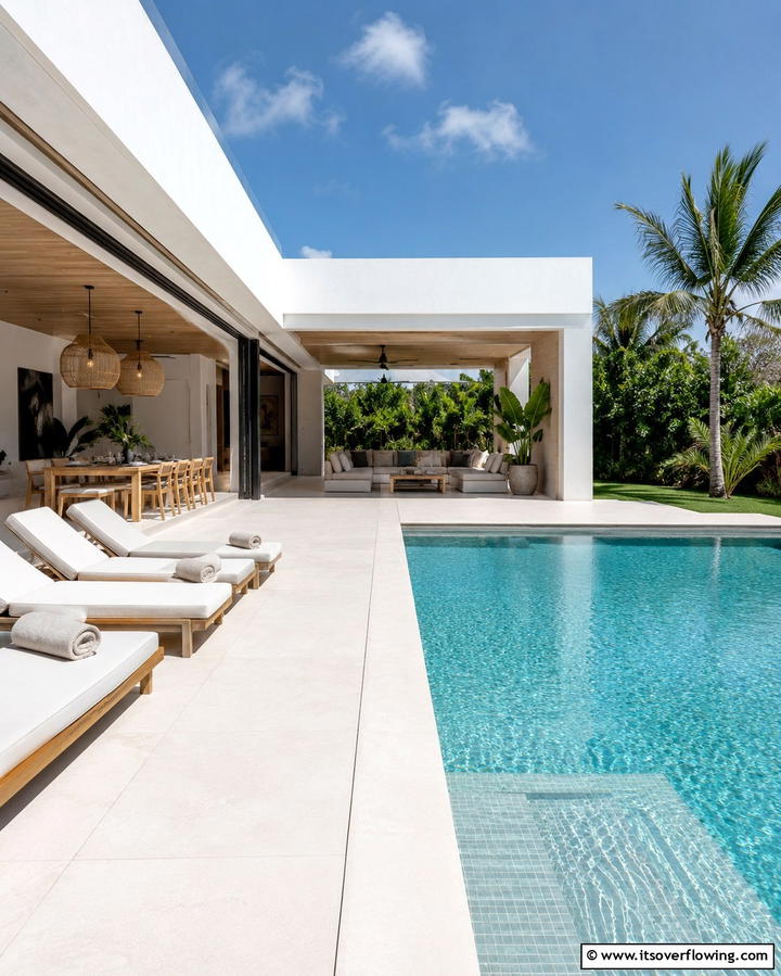Monochrome Palette - 30 Minimalist House Exterior Ideas- Clean & Modern Designs