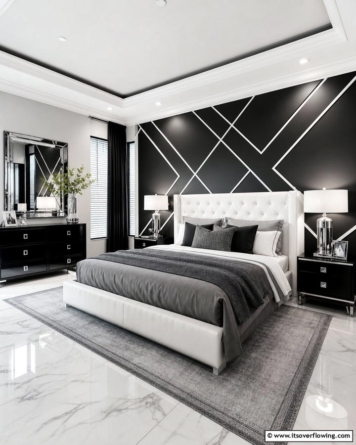 Monochrome Sophistication - 30 Wall Painting Ideas for Every Room in Your Home