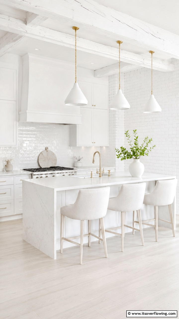 Monochrome White Harmony - 21 Timeless White Kitchen Ideas for a Clean, Bright Look