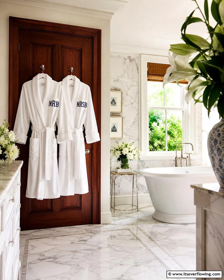 Monogrammed Bathrobe Set - 30 Last Minute Wedding Gift Ideas They’ll Actually Use