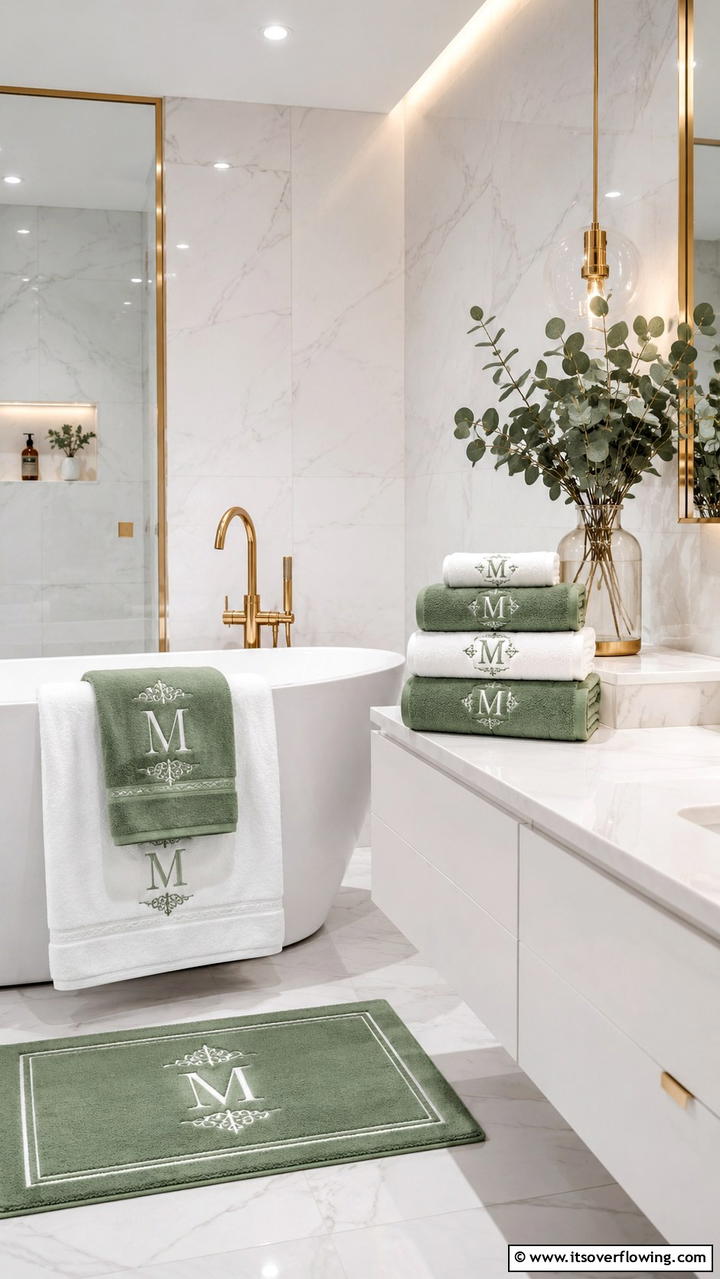 Monogrammed Towel Set - 21 Wedding Gift Ideas for Couples- Thoughtful and Practical