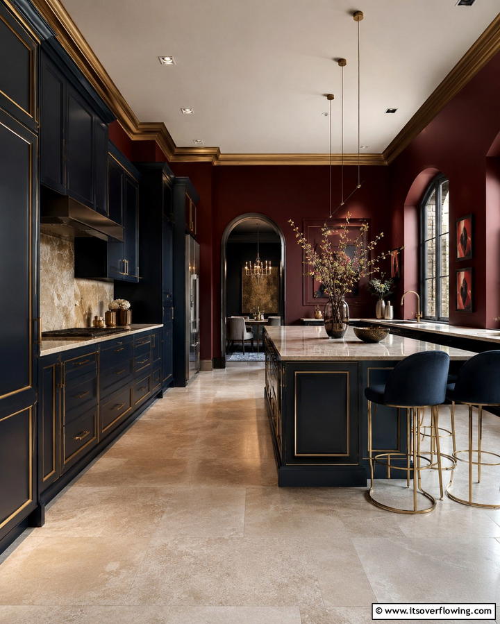Moody Color Palette - 30 Gothic Kitchen Ideas for Dramatic Dark Aesthetic Spaces