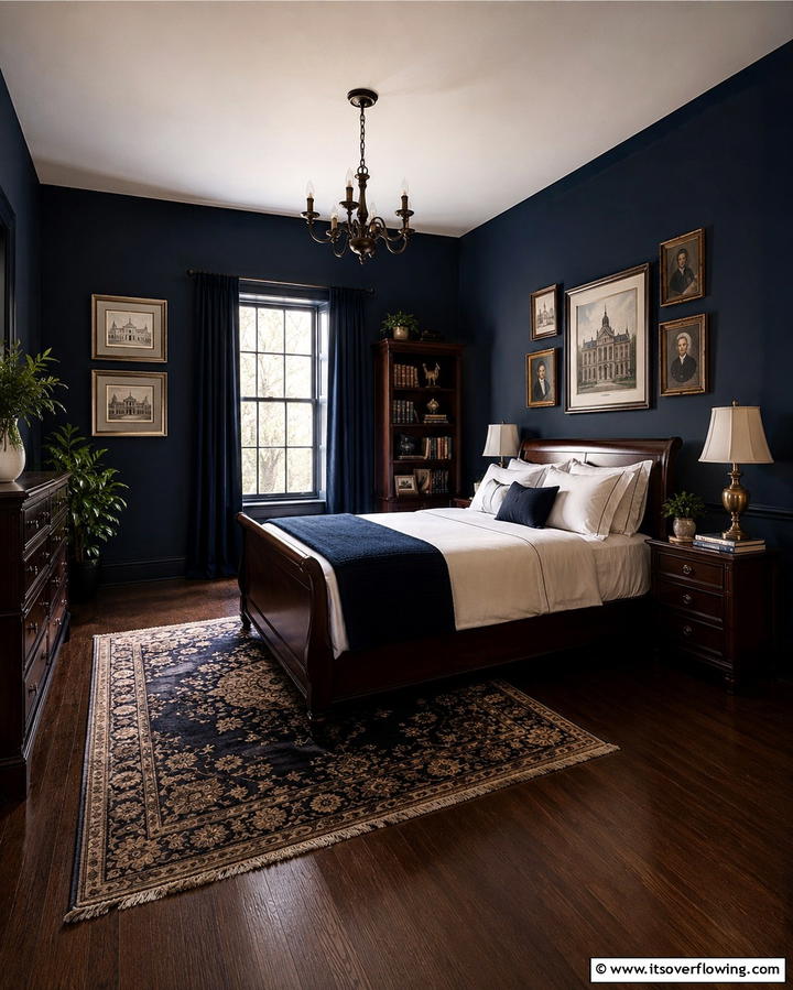 Moody Wall Colors - 30 Dark Academia Bedroom Designs for a Scholarly Aesthetic