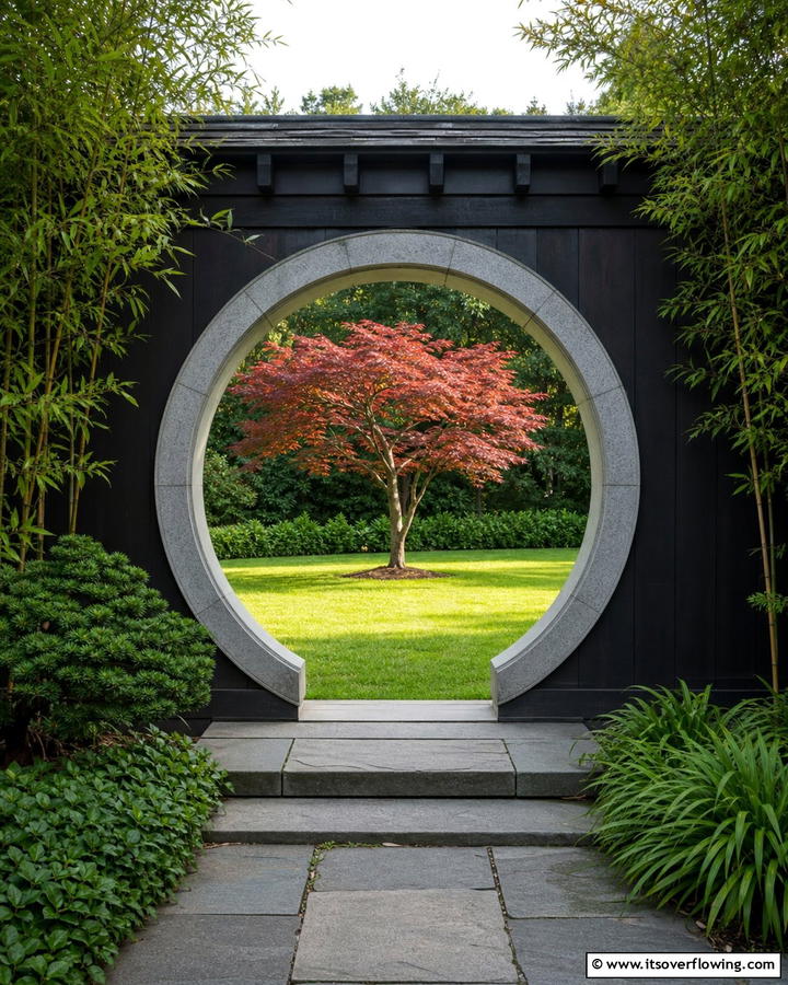 Moon Gates - 30 Asian-Inspired Landscaping Ideas for Serene Gardens